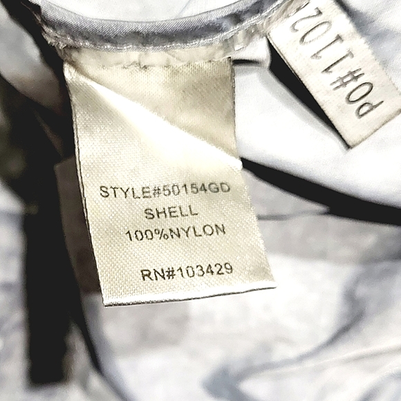 Anorak lightweight gray wash, hooded, zippered jacket with pockets. Sz Med $128 - Picture 10 of 10